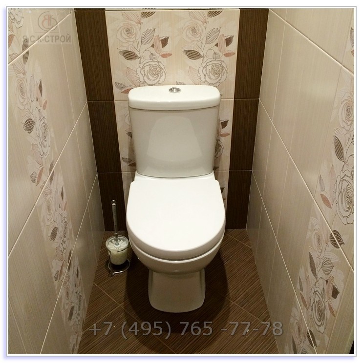 Ремонт ванной и туалет выполнили в Москве